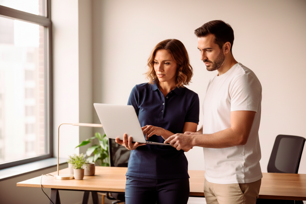 Timeline de projeto MDM mostrando fases de planejamento, piloto e rollout 