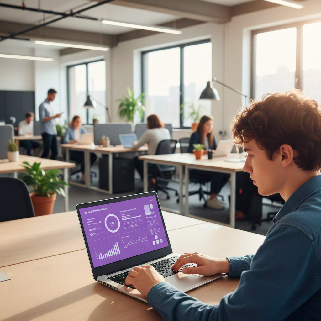 Dashboard de métricas de ROI em automação MDM mostrando tempo de provisionamento e custos por dispositivo